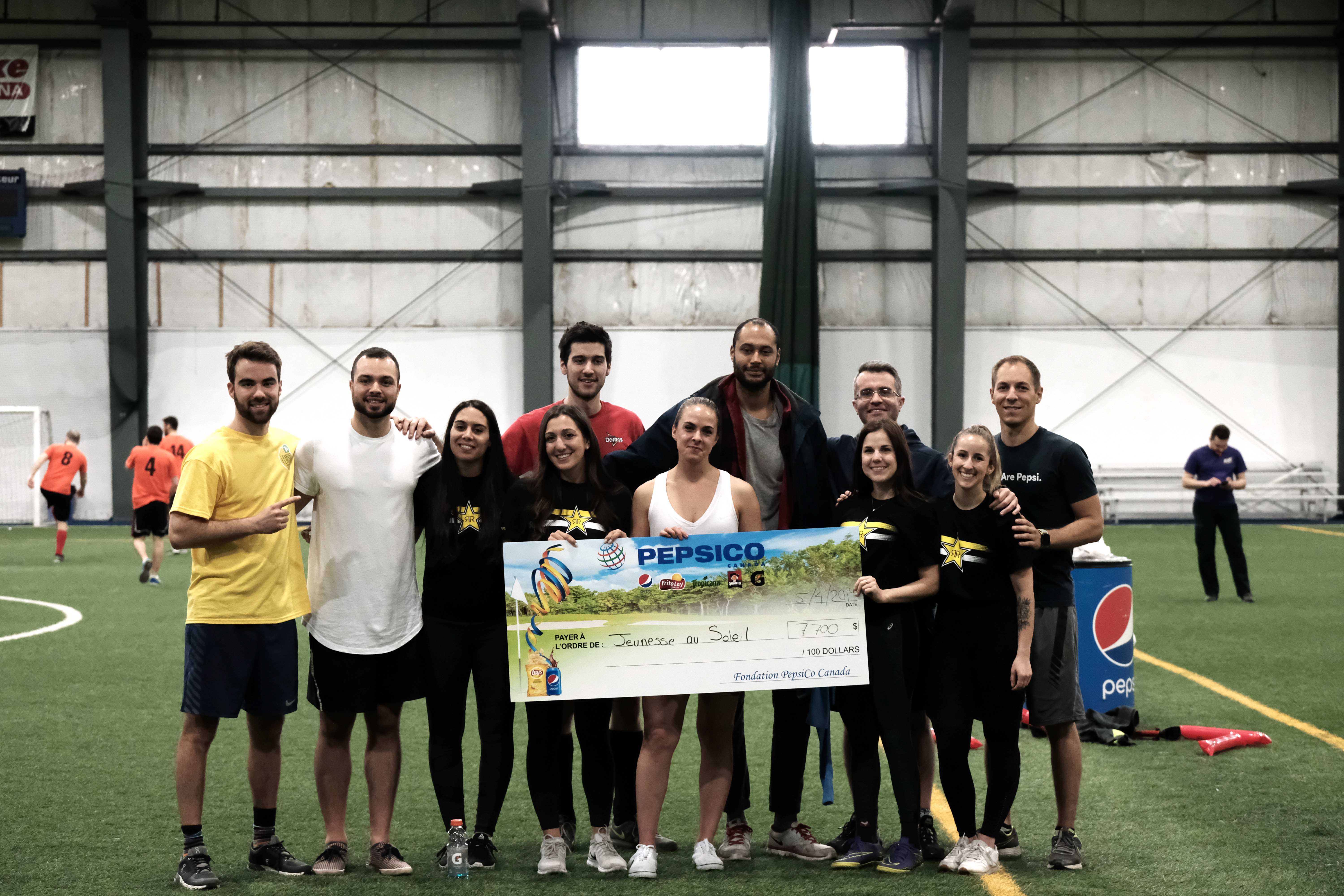 The First PepsiCo Mixed Soccer Tournament raises $13,1300 for Sun ...